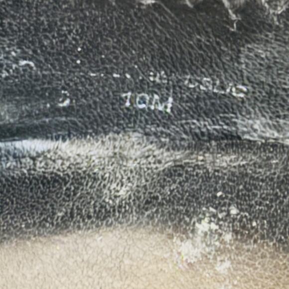 Tory Burch Shoes Women 10 Black Leather Minnie Travel Ballet Flats Slip On Logo - Picture 11 of 12